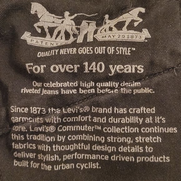 LEVI'S CYCLING COMMUTER JEAN - Picture 7 of 13
